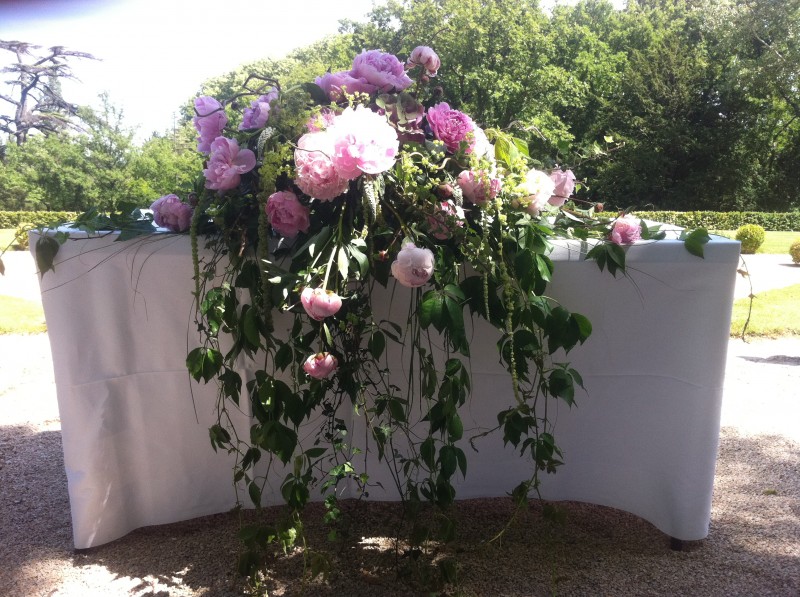 Notre zone d'activité pour ce service Création de décor floral pour mariage